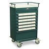 Harloff Value Med-Bin Cart with Key Lock, includes 24-each 5-inch Bins VLT24BIN5